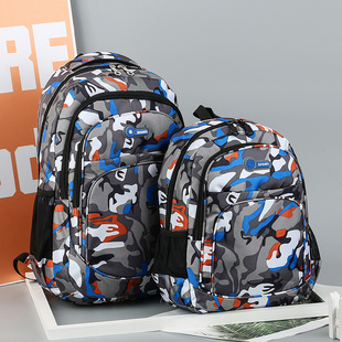 Backpack Men's Water-repellent Outdoor Couple Camouflage Travel Backpack All-match Large Capacity Bag Logo