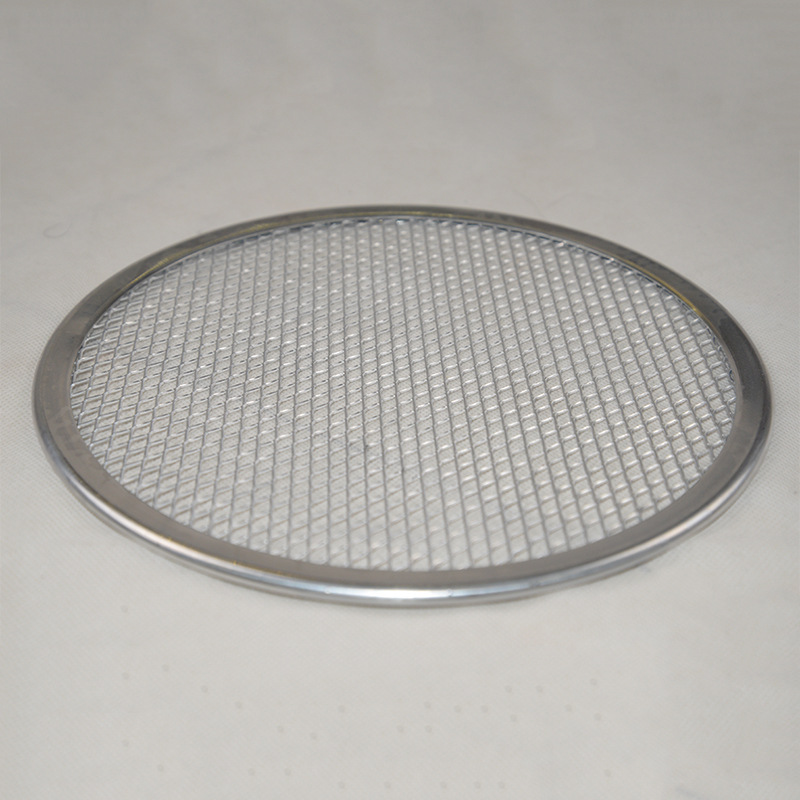 Pizza Bandeja de hornear de aluminio redondo bandeja de hornear comercial Hornear herramientas de hornear utensilios de barbacoa para el hogar FÁBRICA DE HORNEAR al por mayor