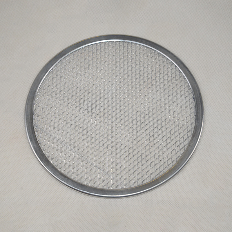 Pizza Bandeja de hornear de aluminio redondo bandeja de hornear comercial Hornear herramientas de hornear utensilios de barbacoa para el hogar FÁBRICA DE HORNEAR al por mayor