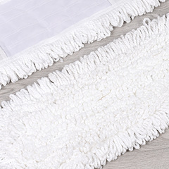 Manufacturer wholesale thick cotton yarn dust push replacement flat head mop household cleaning supplies dust push mop cover mop head