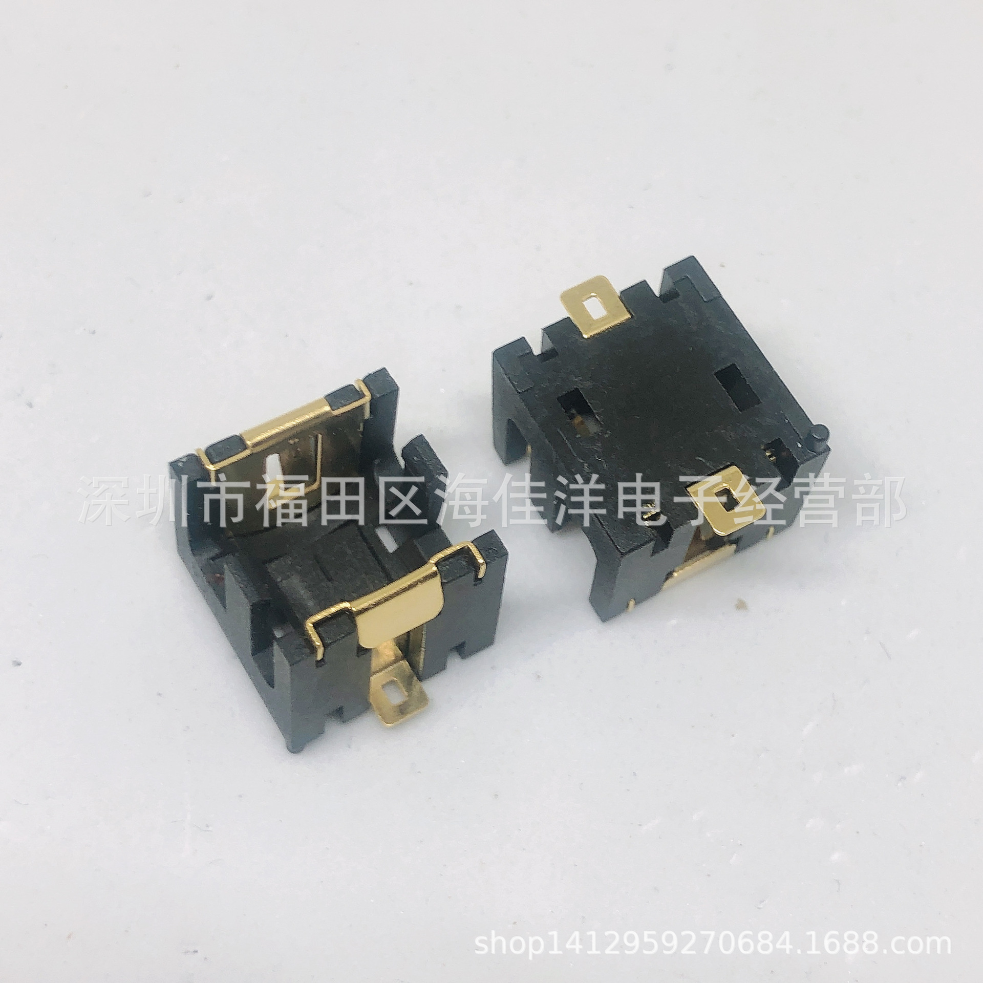 厂家直销 BS-9电池座 AG13X2 贴片镀金电池座3V AG13-9 二节LR44