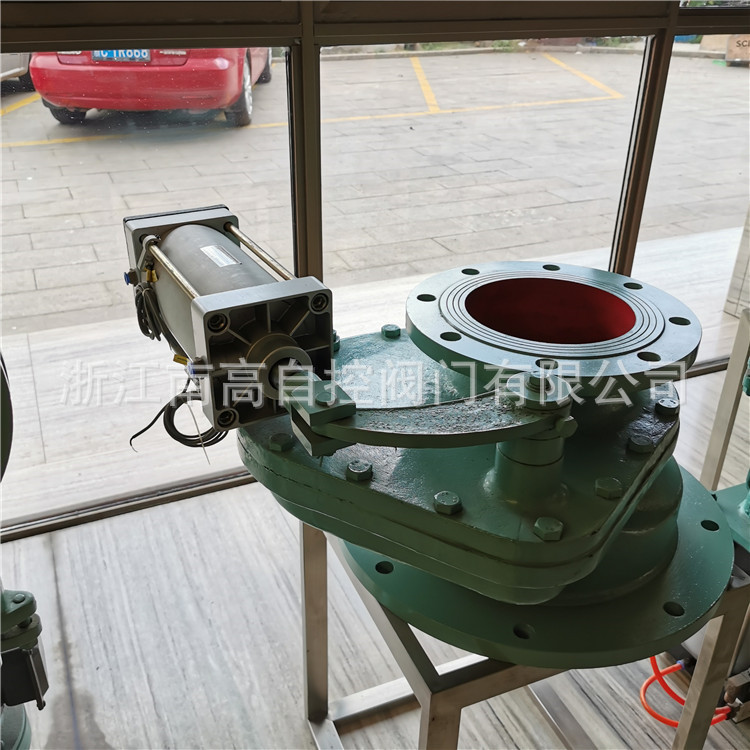 BZ644TC-10P  DN125 耐磨陶瓷摆动式出料阀/进料阀