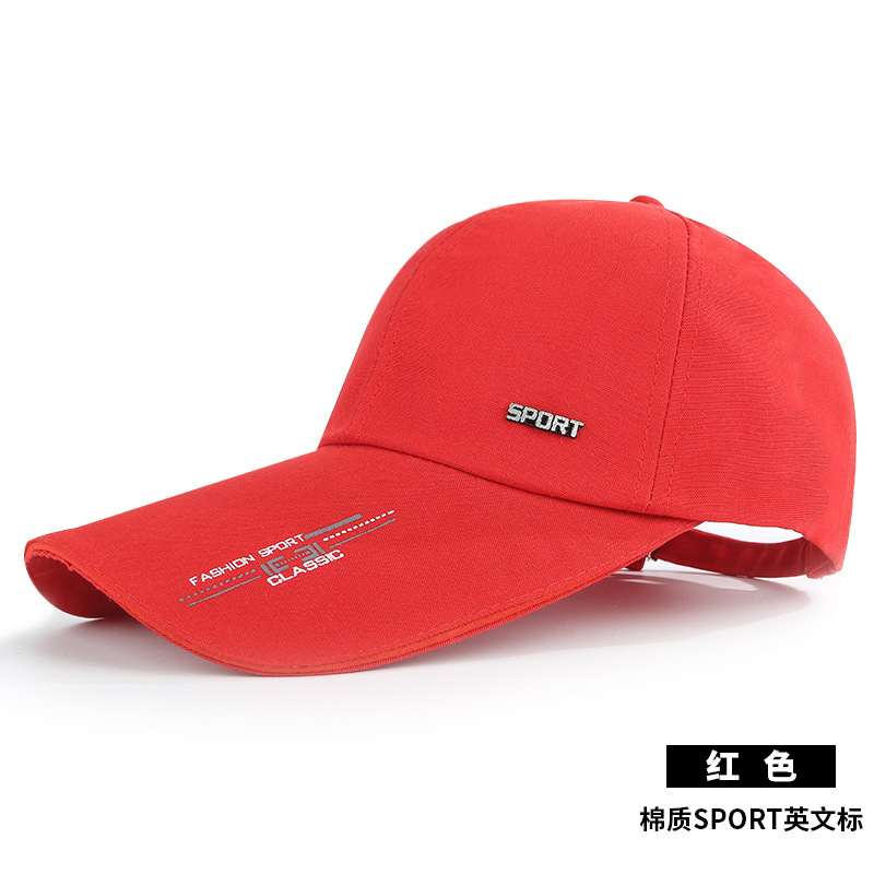 Hombres primavera y verano deportes al aire libre gorra de béisbol moda casquillo de protección solar sombrero de primavera y otoño moda coreana sol sombrero