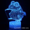 Creative LED table lamp, touch night light, 3D, creative gift, gradient, remote control