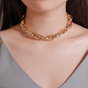 Accessory, metal chain, necklace, choker, suitable for import, simple and elegant design, punk style