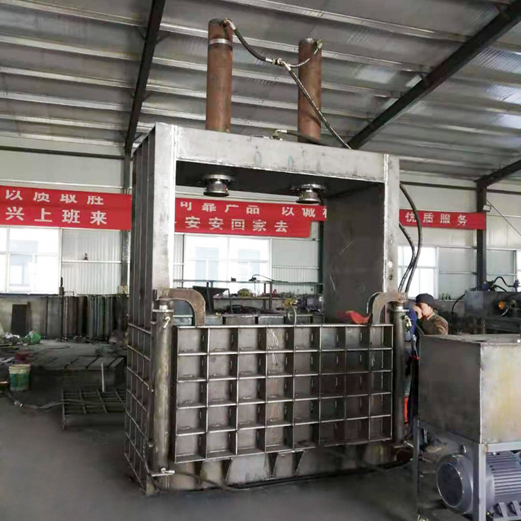 不锈钢立式打包机 易拉罐液压打包机厂家 金属立式液压打包机