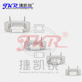 不锈钢盘带扣 304 牙型不锈钢电缆扎扣打包扣