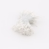 One tie 410 matte noodles flower heart simulation gypsum 2mm flower core DIY hair bun accessories materials