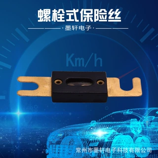 厂家批发供应 黑色螺栓式保险丝 汽车保险片大平叉螺栓式保险丝