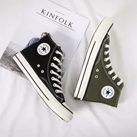 Высокие кеды из канваса, корейский стиль, повседневные, размеры 35–44