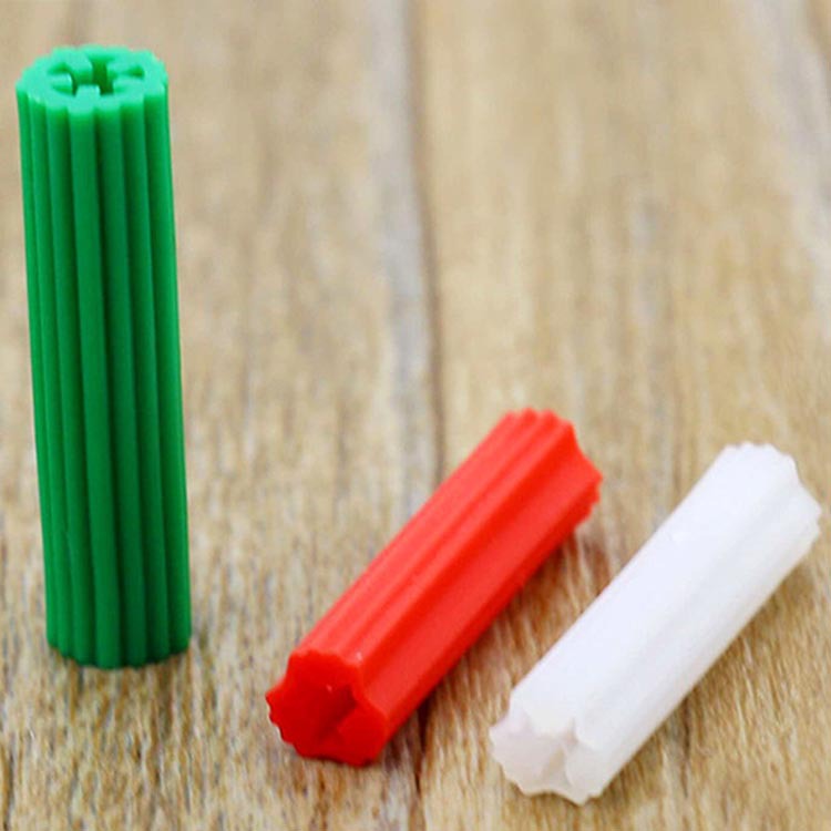 厂家大量现货批发PE塑料直通膨胀螺丝螺栓螺丝保护套鱼形膨胀管