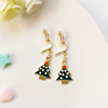 Cute earrings, fresh children's short ear clips, simple and elegant design, no pierced ears, internet celebrity