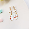 Cute earrings, fresh children's short ear clips, simple and elegant design, no pierced ears, internet celebrity