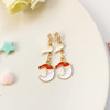 Cute earrings, fresh children's short ear clips, simple and elegant design, no pierced ears, internet celebrity