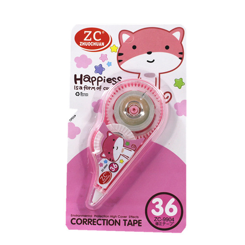 Factory Wholesale Creative Cartoon Correction Tape Eraser Tape New Learning Stationery Office Supplies Primary School Error Correction Tape
