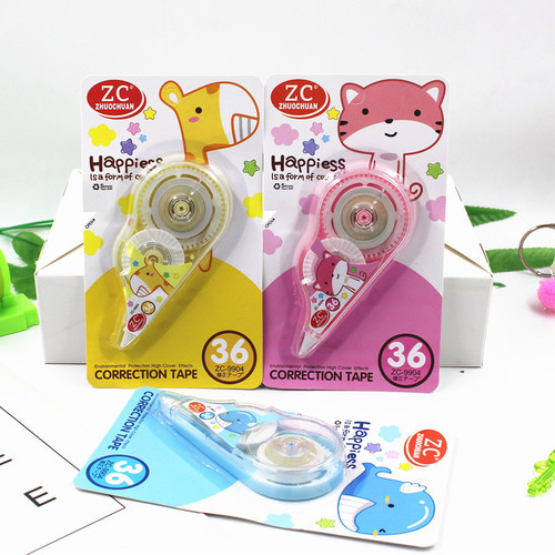 Factory Wholesale Creative Cartoon Correction Tape Eraser Tape New Learning Stationery Office Supplies Primary School Error Correction Tape