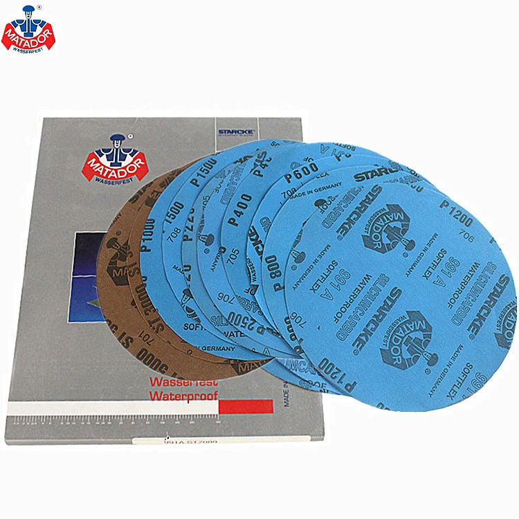 Круглый диск наждачной бумаги воина 80-7000 #8 дюймов/9 дюймов/7 дюймов Янтарные Бусины Нефритовая наждачная бумага немецкого воина