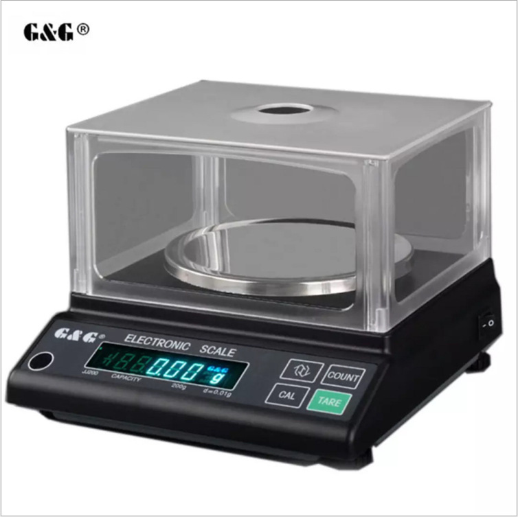 美国双杰电子天平jj1000* 0.01g精密0.1g化工电子秤防潮高精度