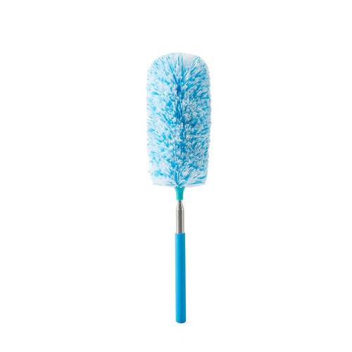 Cross-border hot selling retractable electrostatic dust duster microfiber bendable dust sweeper household cleaning feather duster