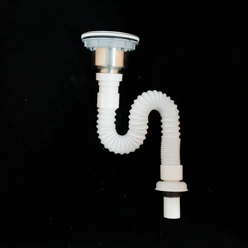 Антикоррозийный Телескопический умывальник канализационная труба Ванна стиральная машина канализационная труба для овощного умывальника одиночный резервуар без насадки канализационная труба