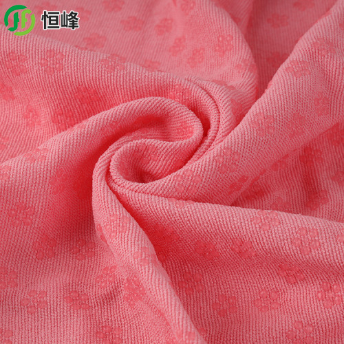 Direct supply quality fiber folding yoga towel yoga non-slip mat towel thickened yoga towel posture line