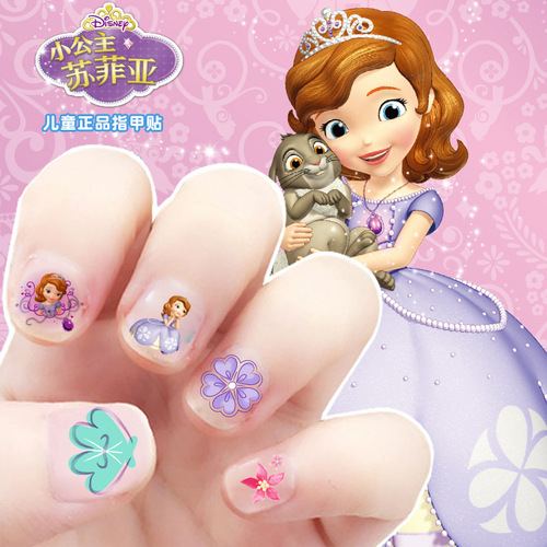 Disney Children's Nail Stickers Frozen Cartoon Nail Art Stickers Taobao Tmall Jingdong Event Gifts