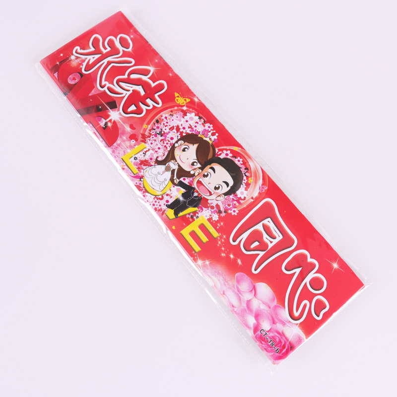 Dibujos animados creativos pegatinas de coche de boda autoadhesivas pegatinas de matrícula de coche pegatinas de coche de boda decoración suministros de boda al por mayor 26 hojas/