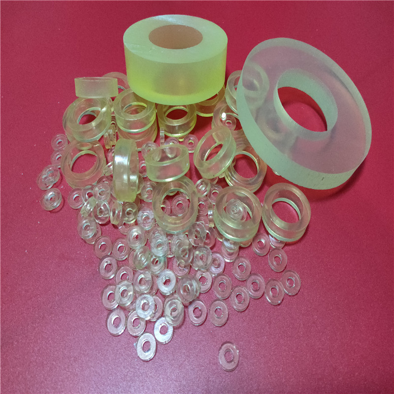 优力胶缓冲垫片耐磨牛筋橡胶垫片聚氨酯空心棒 pu板0.5 1.5 2.5mm