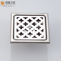 Wholesale supply of stainless steel double-purpose shower drain for bathroom, kitchen, balcony drainage floor drain 0124 single use