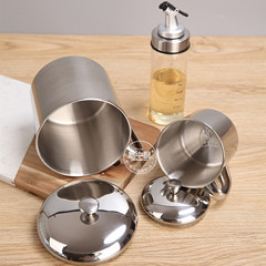 Food-grade 304 non-magnetic stainless steel cup, water cup, thick cup, high gloss kindergarten cup, wholesale