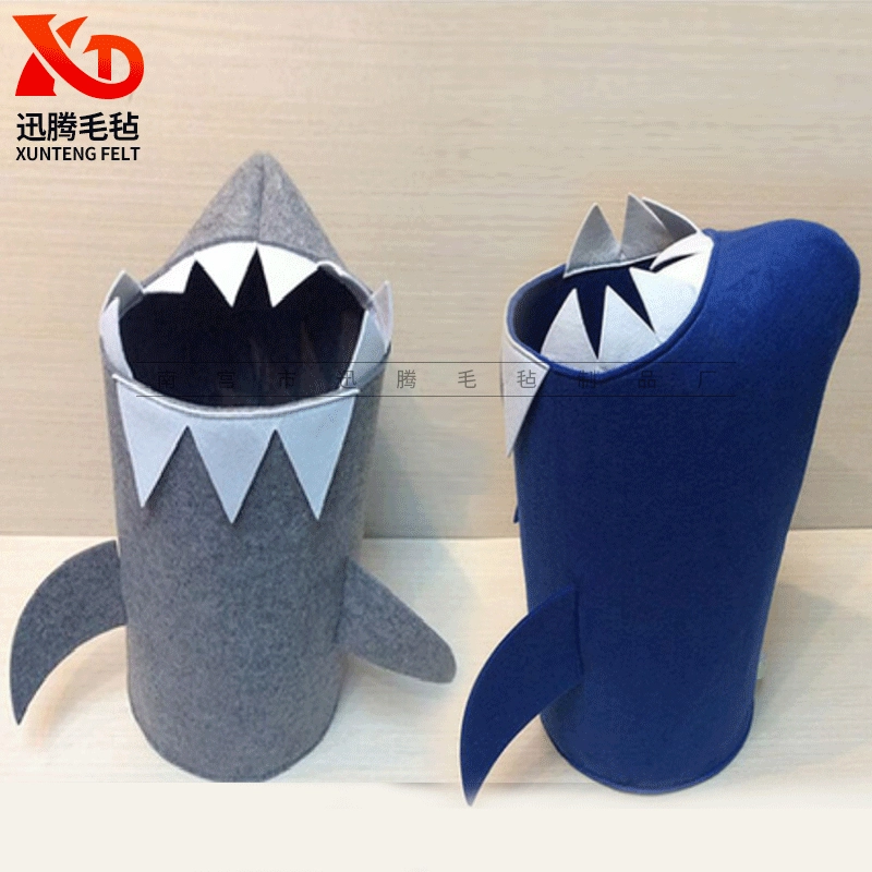 Оптовая продажа креативная войлочная складная корзина для хранения игрушек ведро для хранения домашней грязной одежды закуски хранения войлочная корзина для хранения