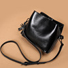 Fashionable leather one-shoulder bag, shoulder bag, genuine leather, city style