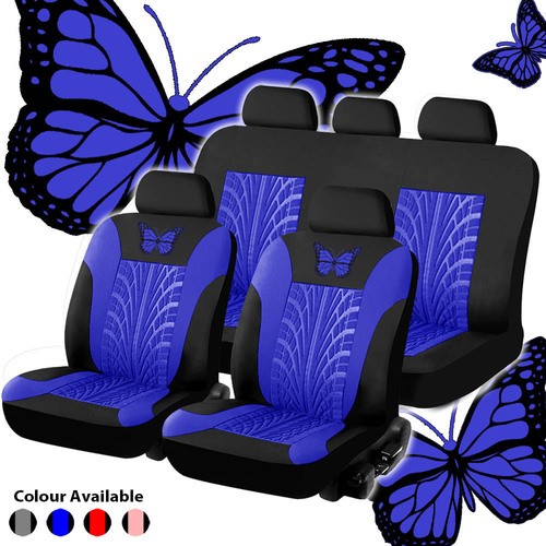 Beautiful butterfly printed car seat cover fabric for export to Europe, America, Southeast Asia, Philippines, and general automotive use.