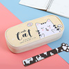 Cute cartoon capacious polyurethane pencil case for elementary school students, South Korea