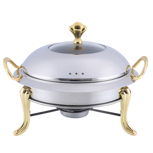 Factory direct supply NOSAN gold and silver crown prince pot alcohol hotpot alcohol stove stainless steel small hotpot dry pot 