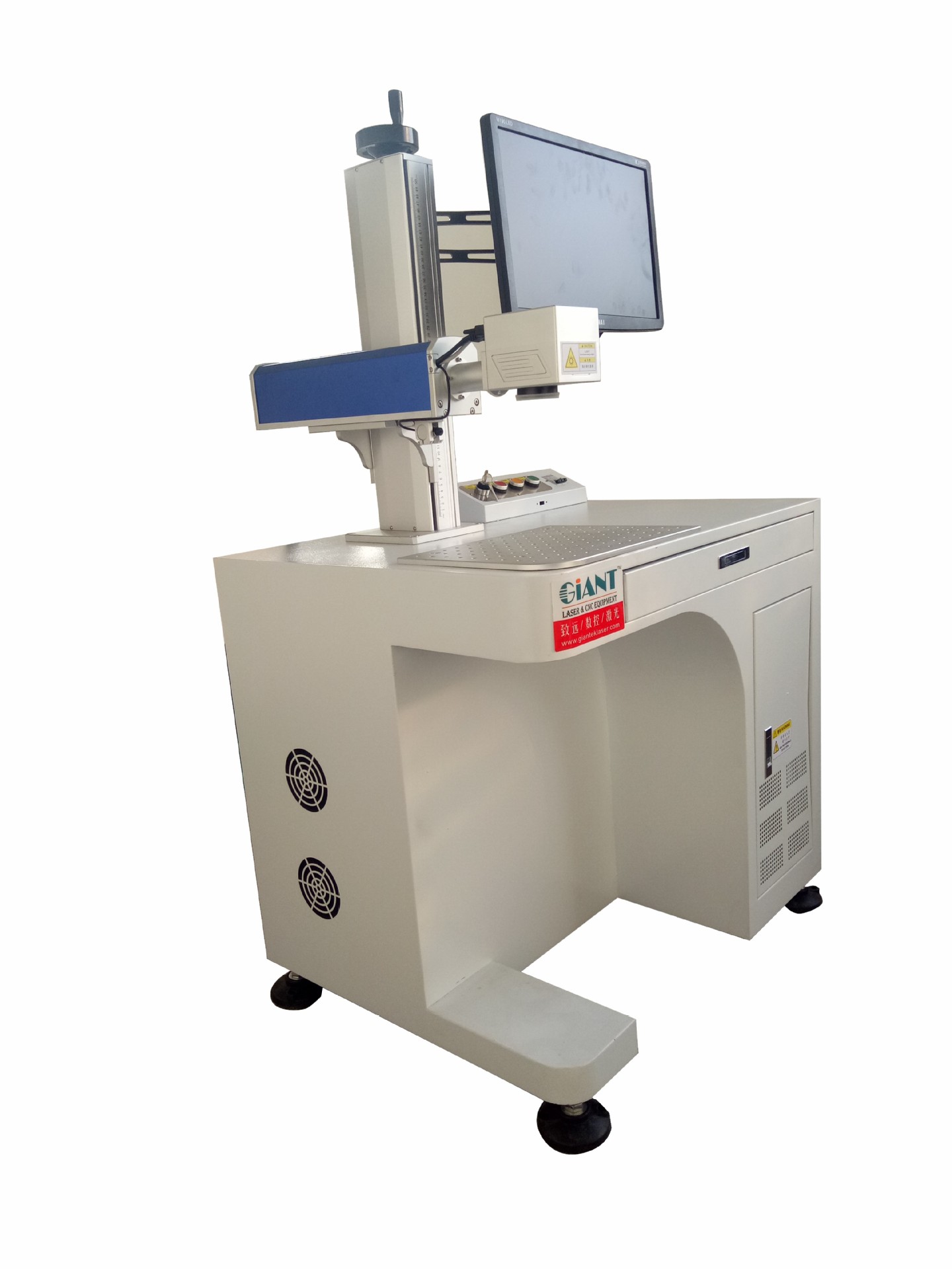 首饰保温杯激光打标机20w石头钢笔套直尺刻字机金属镭雕机打标机
