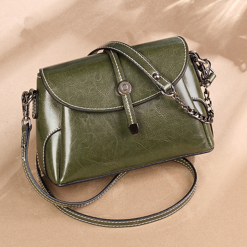 2026 New Export Women's Bag Genuine Leather Crossbody Small Bag European And American Style Shoulder Bag Guangzhou Wholesale - Thumbnail 2