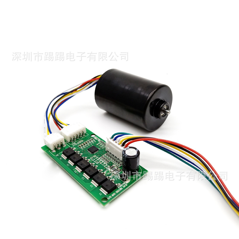 厂家供应12V无刷电机长寿命双滚珠支持PWM调速 24V直流无刷电机