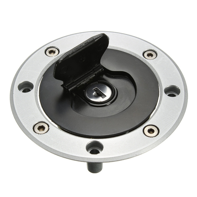 Accesorios de la motocicleta cerradura conjunto adecuado para GSXR600 cubierta del tanque de combustible cerradura del coche completo cerradura de la puerta eléctrica motocicleta cubierta del tanque de combustible