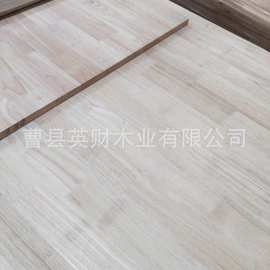 厂家批发橡胶木板材 12mm泰国橡胶木指接板齿接工程工地木板