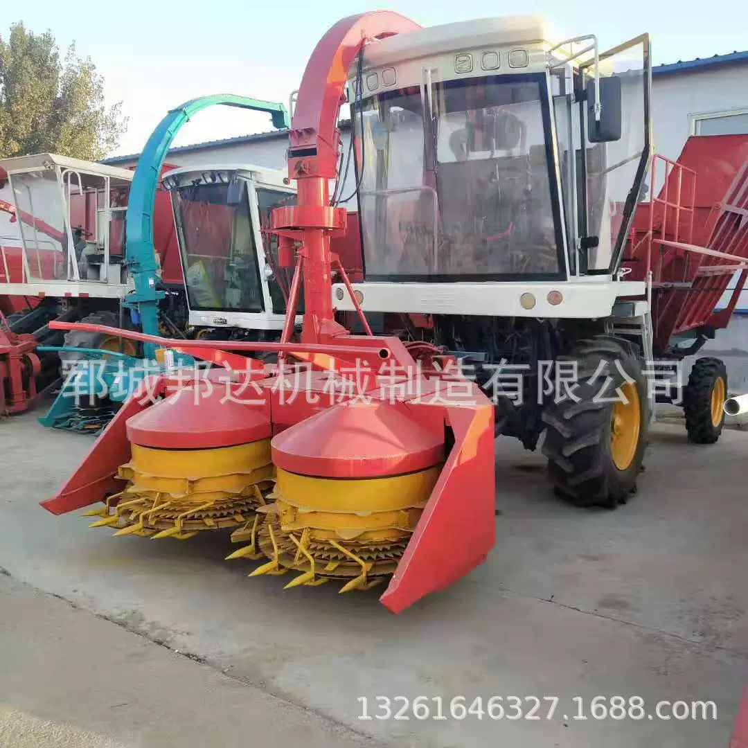大型玉米青储机履带式秸收割机青储黄储高速转盘青储机