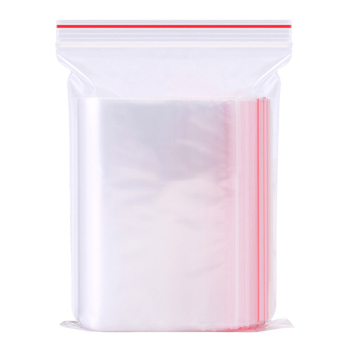 PE ziplock bag thickened sealed bag transparent plastic bag large, medium and small sealed bag clothing packaging plastic bag bone bag