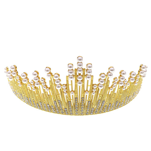 Bridal accessories Korean birthday cake crown wedding dress accessories baroque headdress headband hair accessories