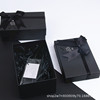 Black materials set, rectangular gift box with bow, wholesale, Birthday gift, Cola