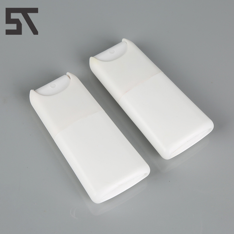 供应销售白色香水卡片瓶 pp塑料喷雾瓶 10ml香水喷雾瓶