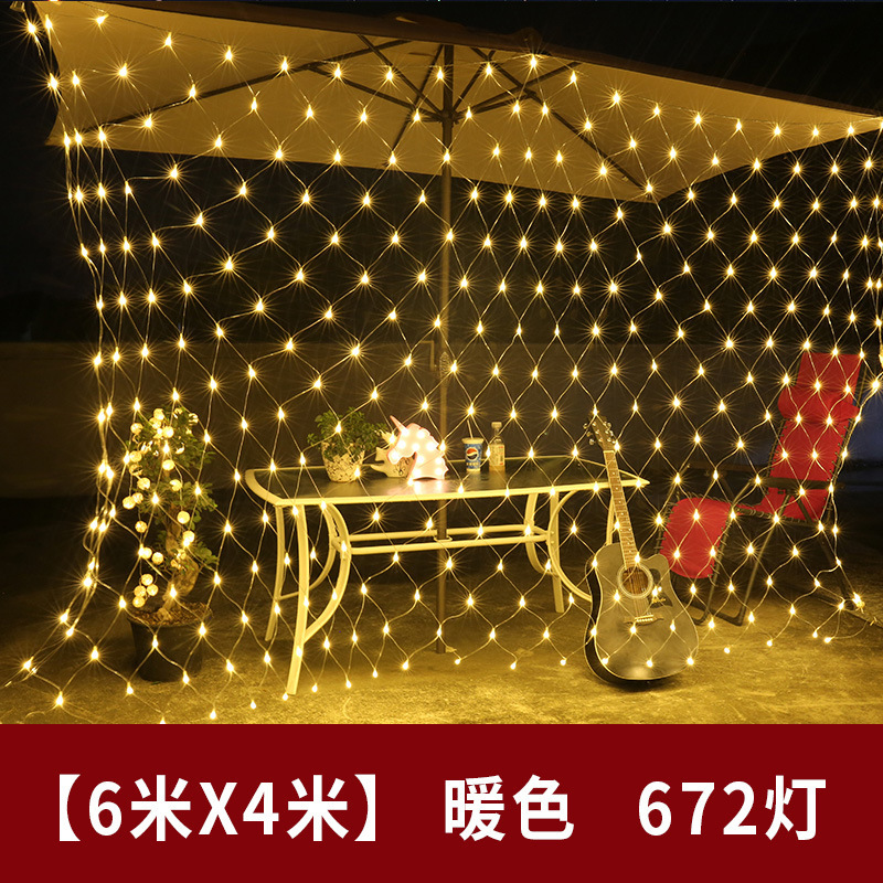 Red luz habitación romántica diseño luces de colores luces intermitentes luces de cadena vacaciones iluminación colgante Festival centro comercial decoración de Navidad al aire libre