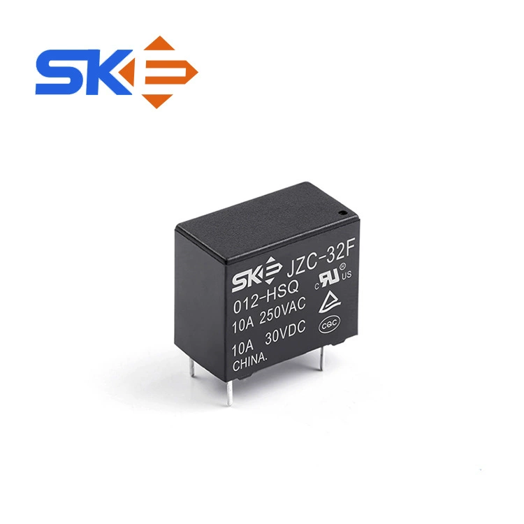 Производитель Sike 32F 10A реле 12V четырехконтактное реле PCB набор нормально разомкнутых реле
