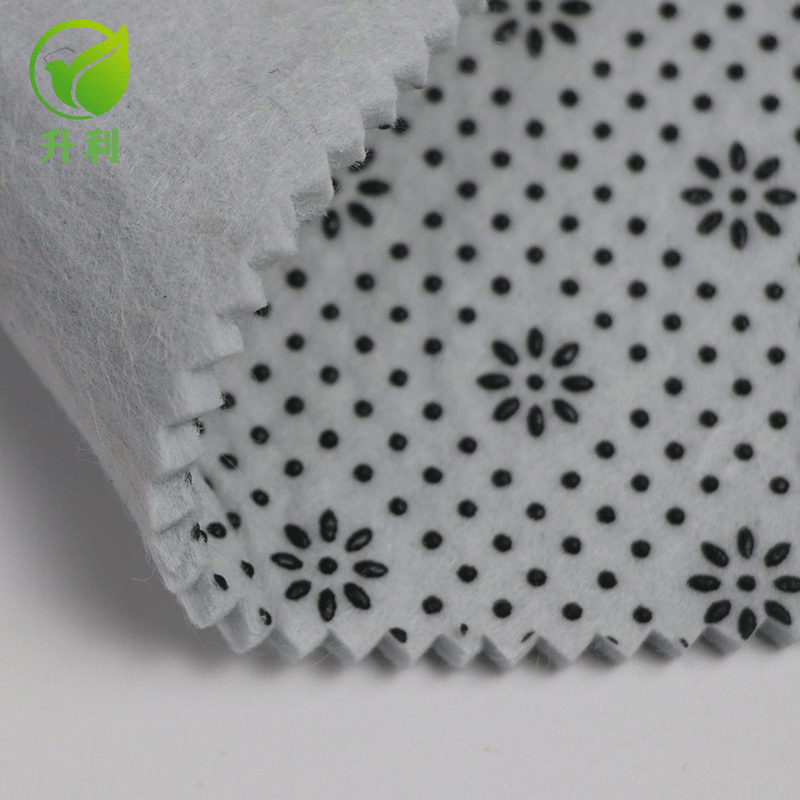 Point Plastic Needle Punched Non-woven Plum Blossom Non-slip Base Fabric Carpet Mat Pet Mat Polyester Drop Plastic Point Plastic Non-woven Fabric