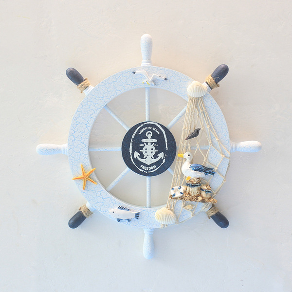 Marine style wall hanging mini small helmsman decorative ornaments…