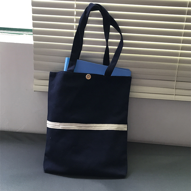 会议室电脑文件袋现货 创意手提全棉帆布袋批发 空白帆布袋购物袋